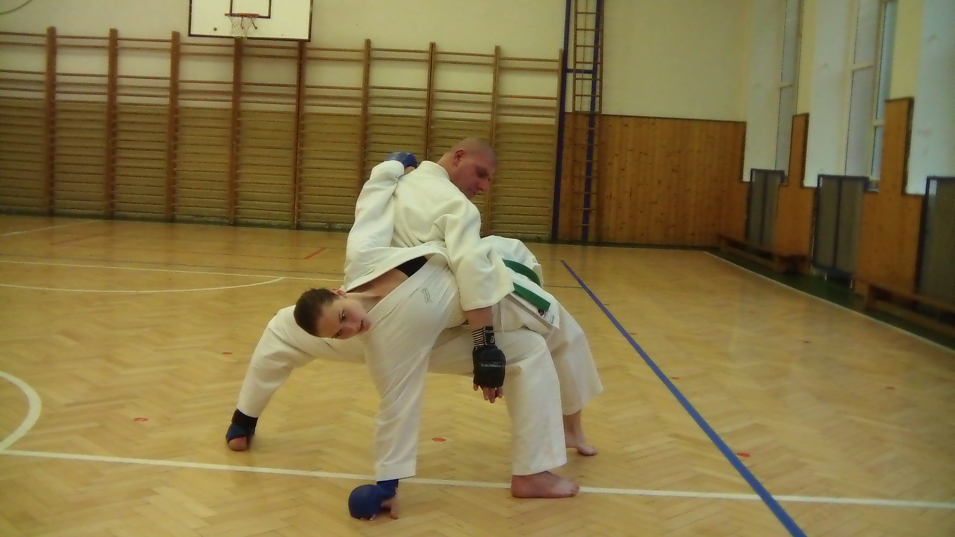 karate s dívkou 062